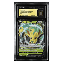 Leafeon V CGC 10 2021 Pokemon Japanese Eevee Heroes Holo Card #002/069