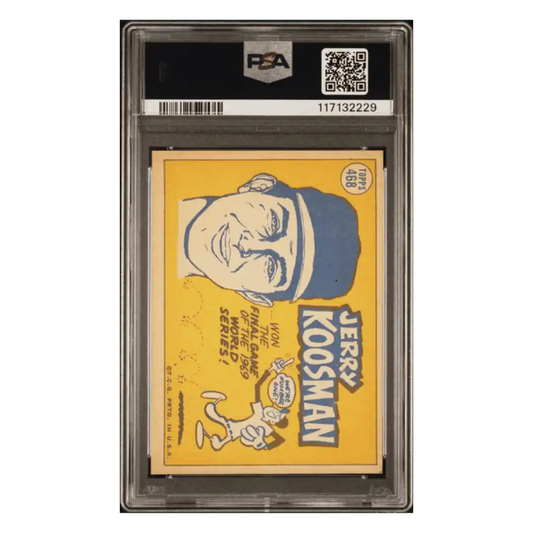 Jerry Koosman PSA 6 1970 Topps Card #468