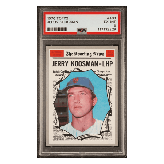 Jerry Koosman PSA 6 1970 Topps Card #468