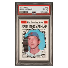 Jerry Koosman PSA 6 1970 Topps Card #468