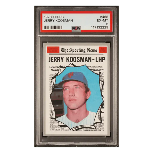 Jerry Koosman PSA 6 1970 Topps Card #468