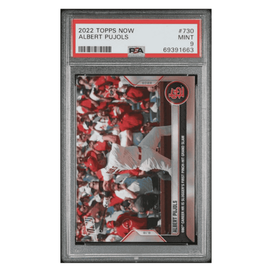 Albert Pujols PSA 9 2022 Topps Now Card #730