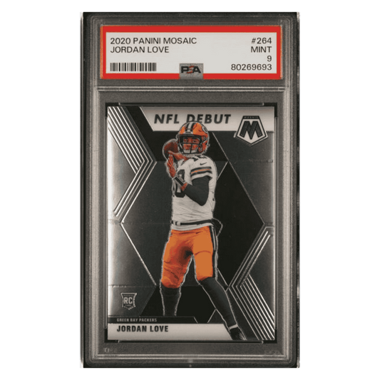 Jordan Love PSA 9 2020 Panini Mosaic Rookie RC Card #264