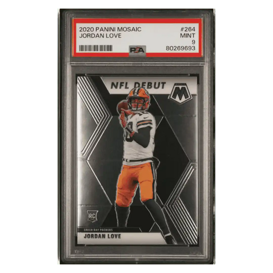 Jordan Love PSA 9 2020 Panini Mosaic Rookie RC Card #264