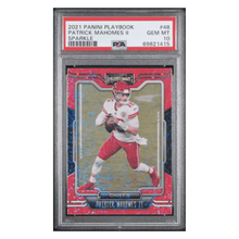 Patrick Mahomes PSA 10 2021 Panini Playbook Sparkle SSP Card #48