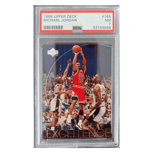 Michael Jordan PSA 7 1996 Upper Deck Card #165