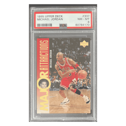 Michael Jordan PSA 8 1995 Upper Deck Card #337