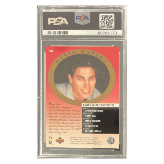 Michael Jordan PSA 8 1995 Upper Deck Card #337