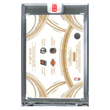 LeBron James, Steph Curry, Jayson Tatum & Kevin Durant 2024 Panini Flawless Quad Patches Game Used #15/ 15 Card #QP-GLD