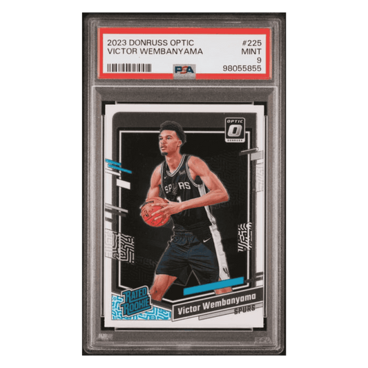 Victor Wembanyama PSA 9 2023 Panini Donruss Optic Rated Rookie Card #225