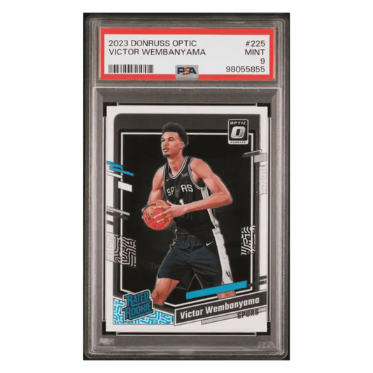 Victor Wembanyama PSA 9 2023 Panini Donruss Optic Rated Rookie Card #225