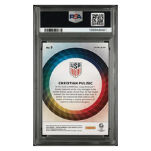 Christian Pulisic PSA 9 2024 Panini Prizm COMMEBOL Copa America Color Wheel Card #5