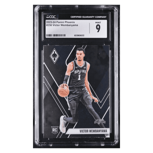 Victor Wembanyama CGC 9 2023-24 Panini Phoenix Rookie RC Card #256