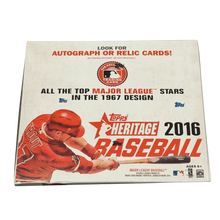 2016 Topps Heritage Baseball Retail Box