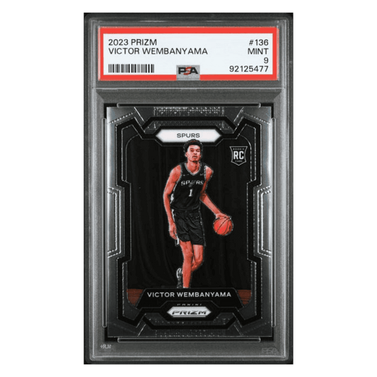 Victor Wembanyama PSA 9 2023 Panini Prizm Rookie RC Card #136