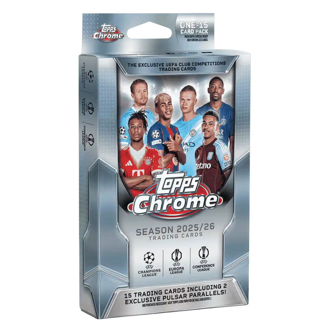 2025-26 Topps UEFA Chrome Soccer Hanger Box