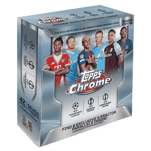 2025-26 Topps UEFA Chrome Soccer Mega Box