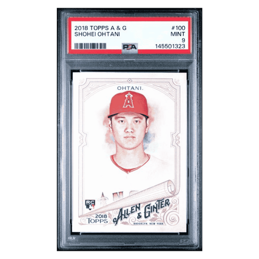 Shohei Ohtani PSA 9 2018 Topps Allen & Ginter Rookie RC Card #100