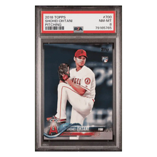 Shohei Ohtani PSA 8 2018 Topps Pitching Rookie RC Card #700