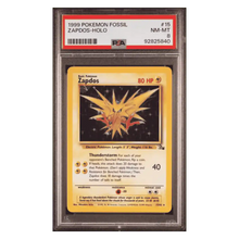 Zapdos Holo PSA 8 1999 Pokemon Fossil Card #15
