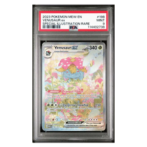Venusaur ex PSA 9 2023 Pokemon Mew Special Illustration Rare Card #198