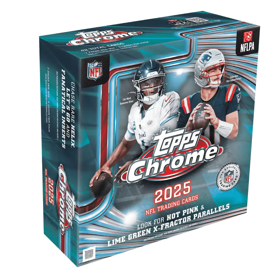 2025 Topps Chrome Football Mega Box