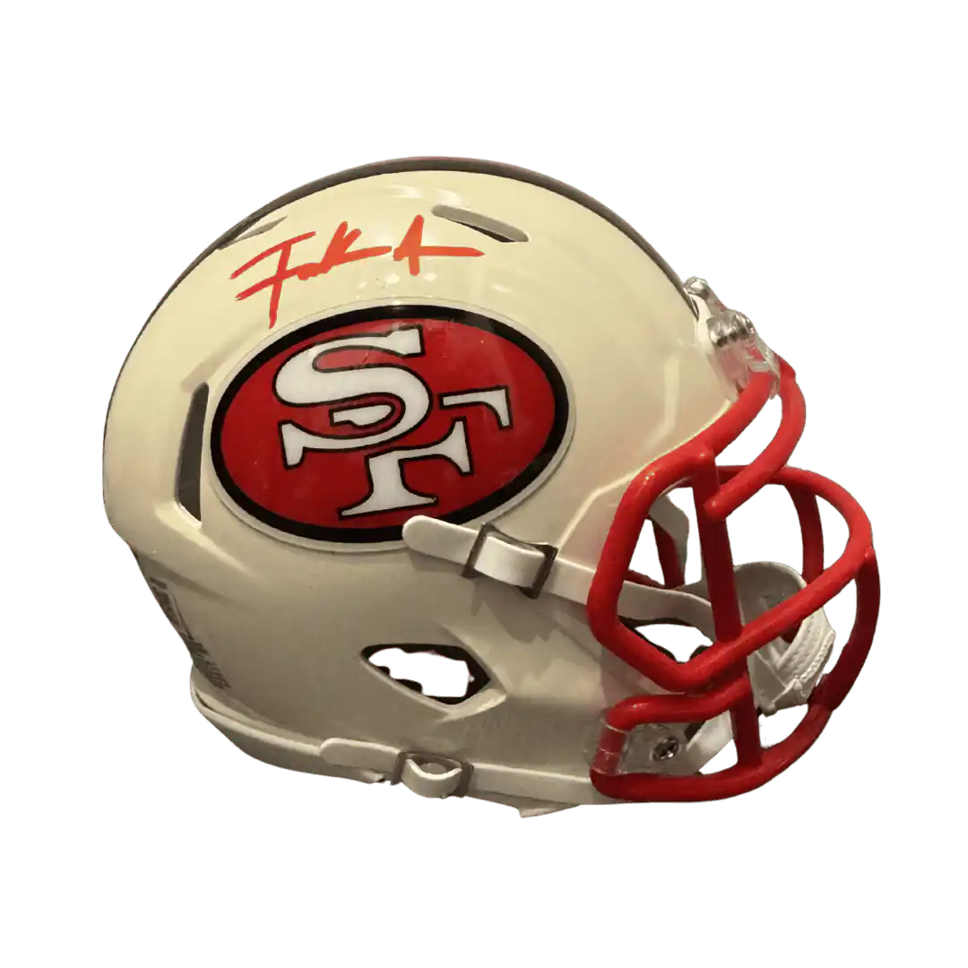 Frank Gore San Francisco 49ers Autographed Mini Speed Helmet - Beckett COA