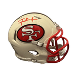 
Frank Gore San Francisco 49ers Autographed Mini Speed Helmet - Beckett COA — Front