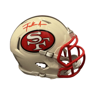 Frank Gore San Francisco 49ers Autographed Mini Speed Helmet - Beckett COA