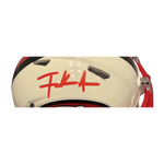 
Frank Gore San Francisco 49ers Autographed Mini Speed Helmet - Beckett COA — Back