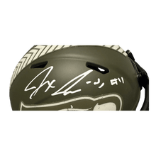 Jaxon Smith-Njigba Seattle Seahawks Autographed Mini Salute to Service Speed Helmet - Fanatics COA