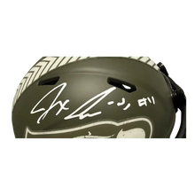 Jaxon Smith-Njigba Seattle Seahawks Autographed Mini Salute to Service Speed Helmet - Fanatics COA