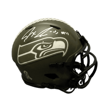 Jaxon Smith-Njigba Seattle Seahawks Autographed Mini Salute to Service Speed Helmet - Fanatics COA