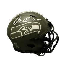 Jaxon Smith-Njigba Seattle Seahawks Autographed Mini Salute to Service Speed Helmet - Fanatics COA