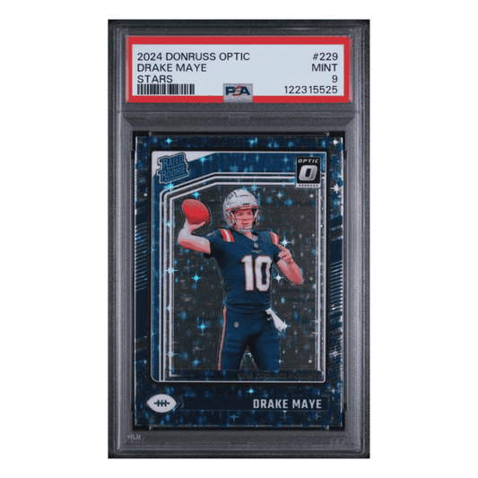 Drake Maye PSA 9 2024 Donruss Optic Stars Rated Rookie Card #229