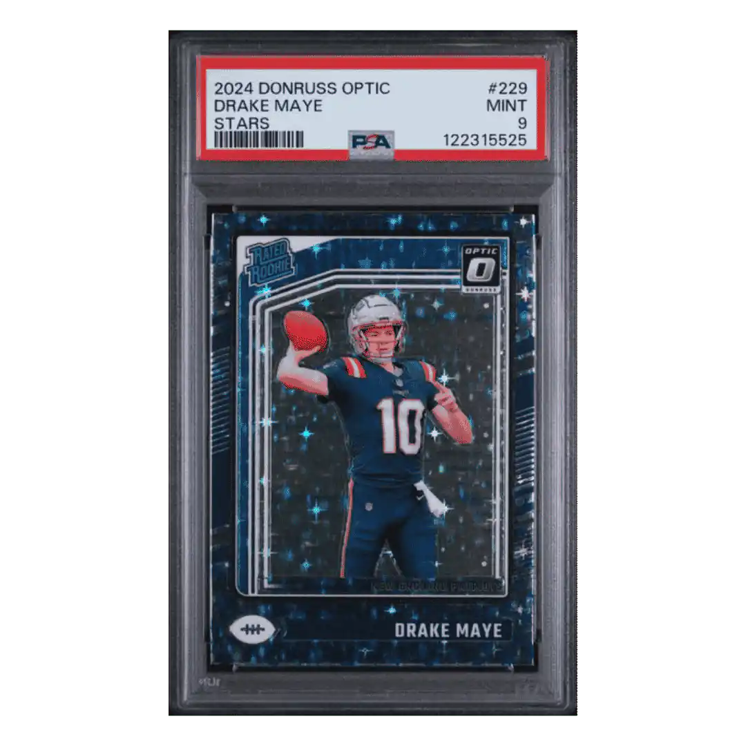 Drake Maye PSA 9 2024 Donruss Optic Stars Rated Rookie Card #229