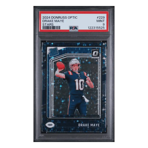 Drake Maye PSA 9 2024 Donruss Optic Stars Rated Rookie Card #229