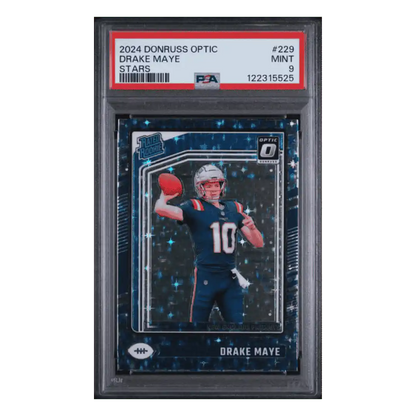 Drake Maye PSA 9 2024 Donruss Optic Stars Rated Rookie Card #229