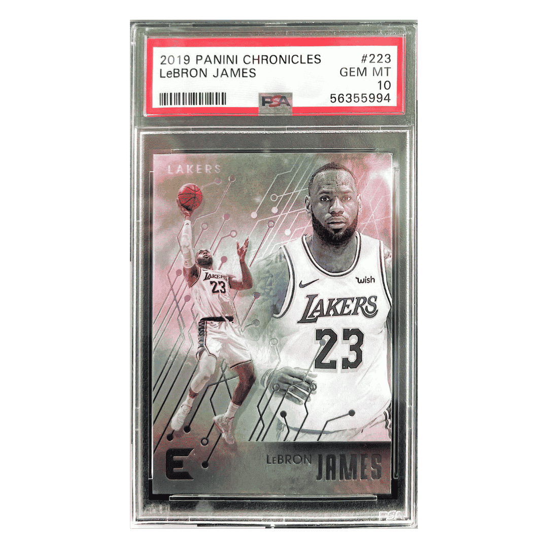 LeBron James PSA 10 2019 Panini Chronicles Card #223