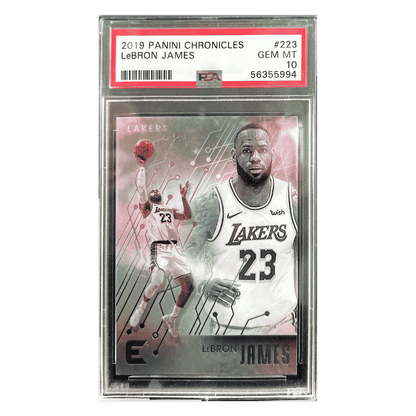 LeBron James PSA 10 2019 Panini Chronicles Card #223