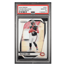 Caleb Williams PSA 10 2024 Panini Prizm Silver Prizm Card #301