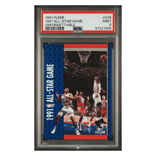 1991 All Star Game PSA 9 1991 Fleer Unforgettable Card #238
