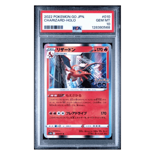 Charizard - Holo PSA 10 2022 Pokemon Go Japanese Card #010