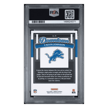 Calvin Johnson PSA 10 2025 Donruss Downtown Card #4