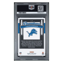 Calvin Johnson PSA 10 2025 Donruss Downtown Card #4