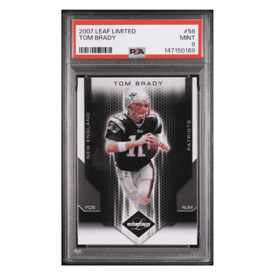 Tom Brady PSA 9 2007 Leaf Limited Card #58