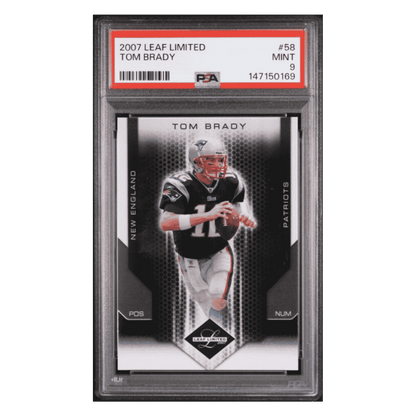 Tom Brady PSA 9 2007 Leaf Limited Card #58