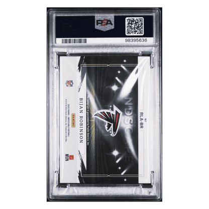 Bijan Robinson PSA 10 2023 Panini Impeccable Rookie Landscape Autograph Silver #d/ 75 POP 1 Card #RLABR