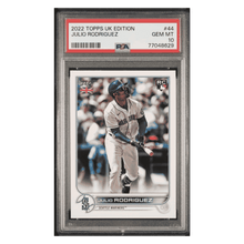 Julio Rodriguez PSA 10 2022 Topps UK Edition Rookie RC Card #44