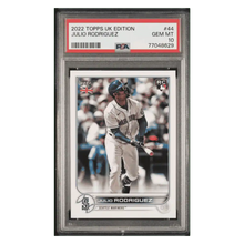 Julio Rodriguez PSA 10 2022 Topps UK Edition Rookie RC Card #44